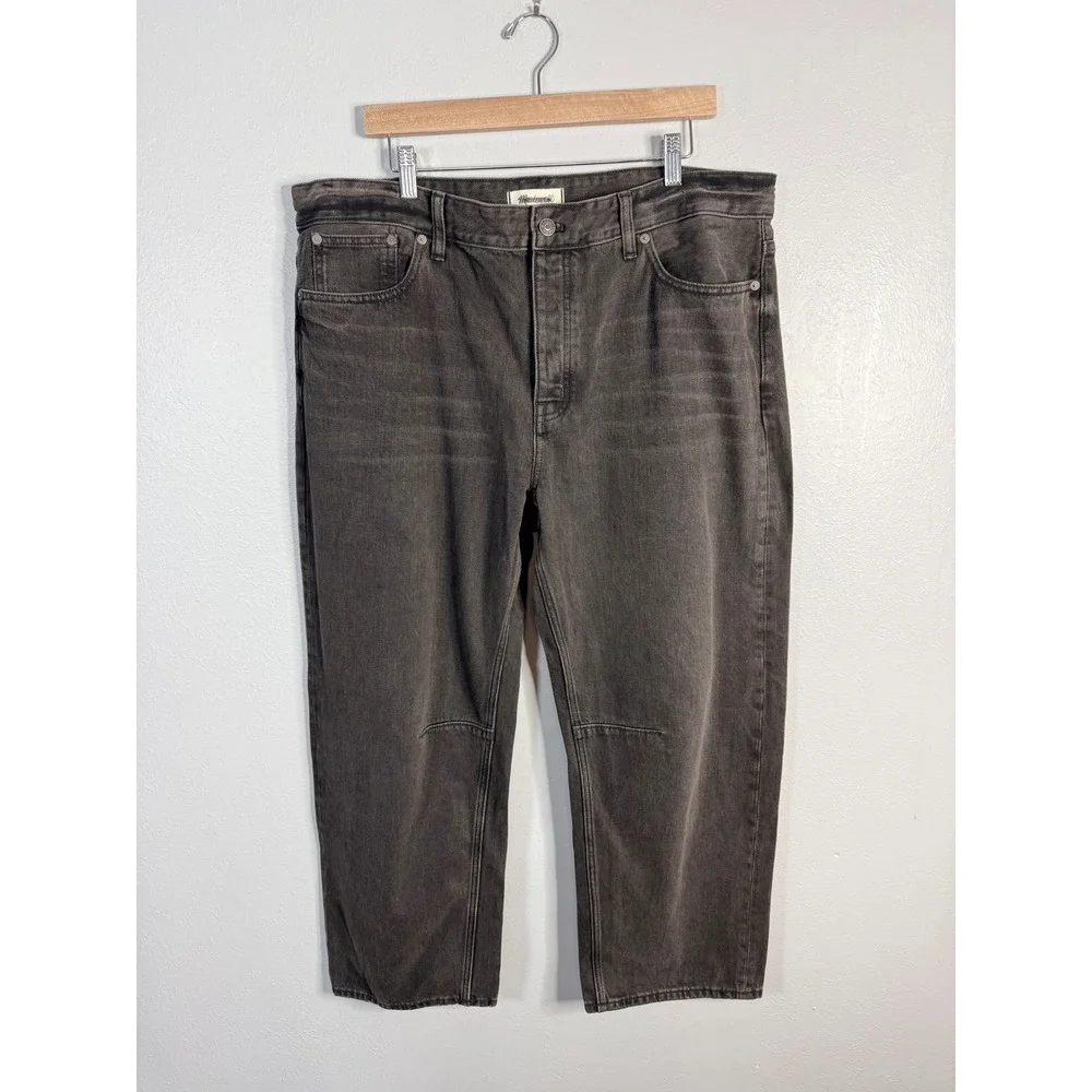 Madewell The Darted Barrel-Leg Jean Olenda Wash 32 NWT - Picture 4 of 9